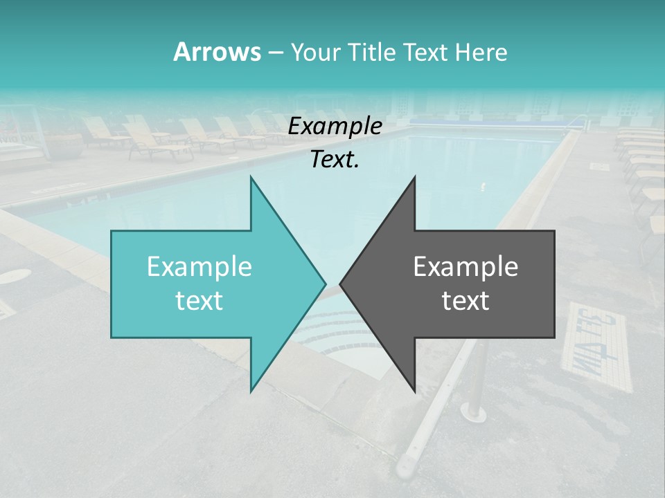 Healthy Pool Vacation PowerPoint Template