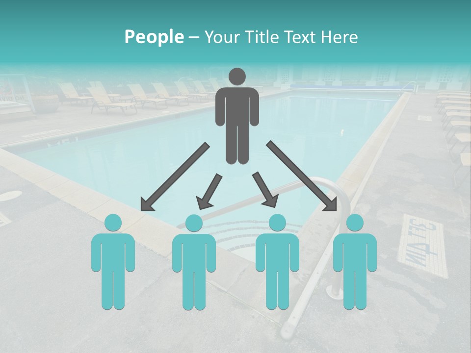 Healthy Pool Vacation PowerPoint Template