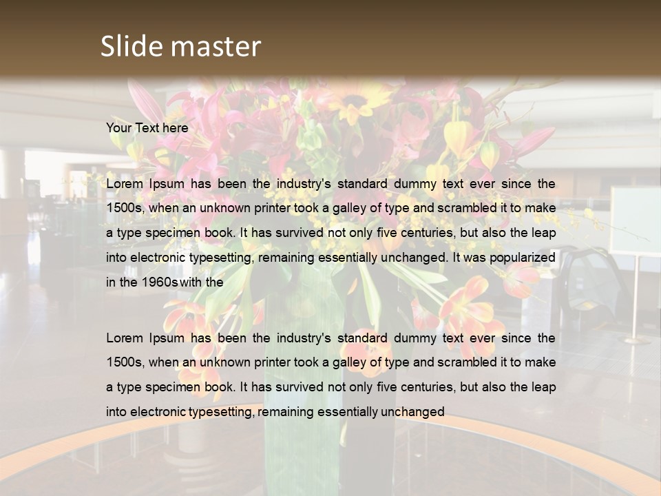 Vacation Modern Comfortable PowerPoint Template