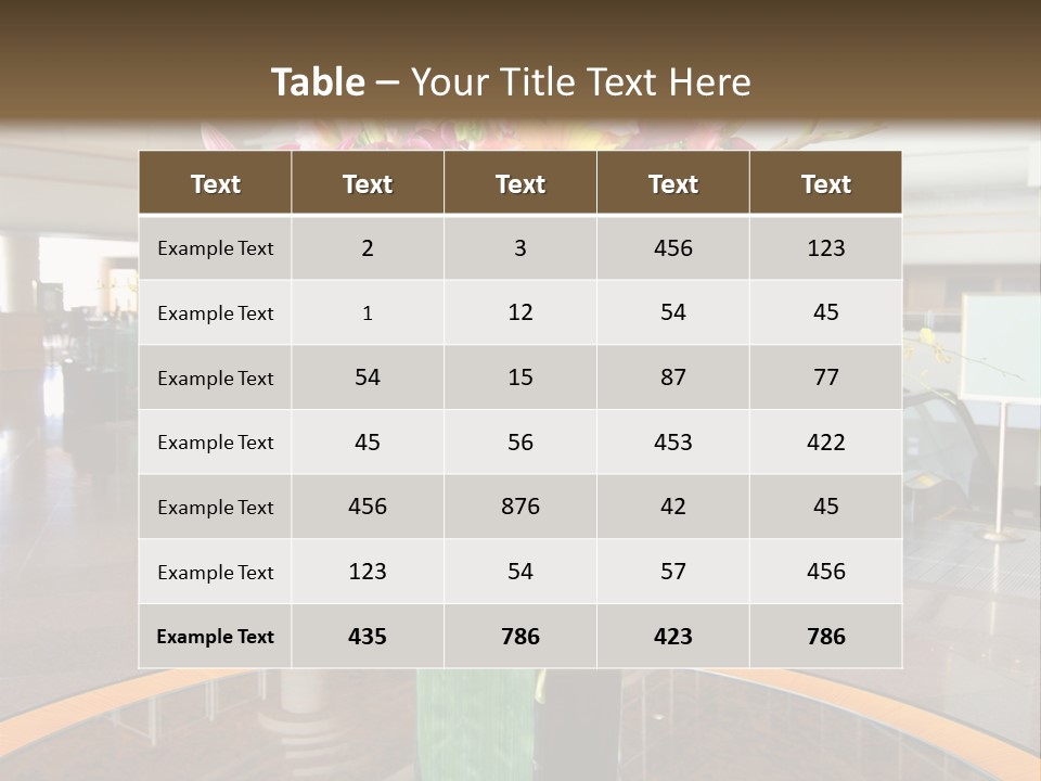 Vacation Modern Comfortable PowerPoint Template