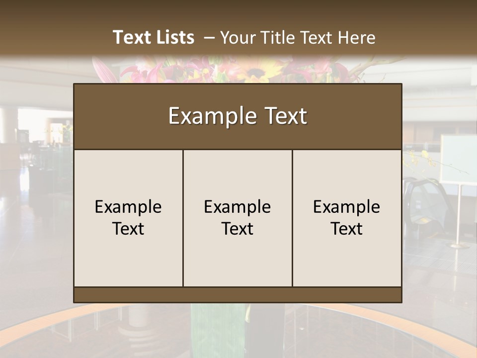 Vacation Modern Comfortable PowerPoint Template