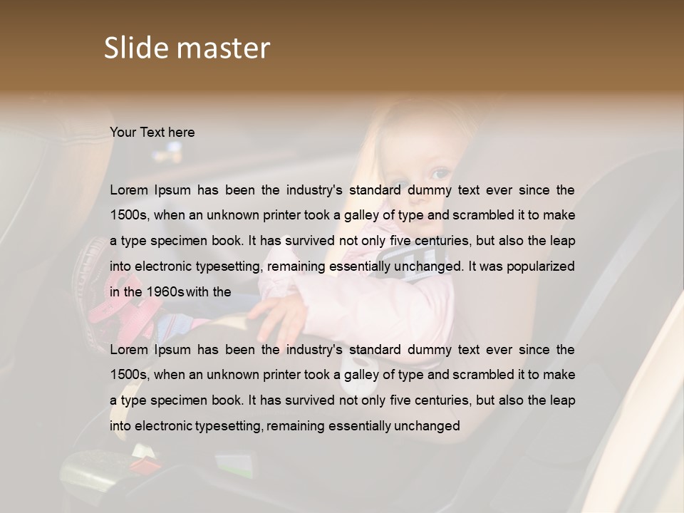 Comfortable Seat Chair PowerPoint Template