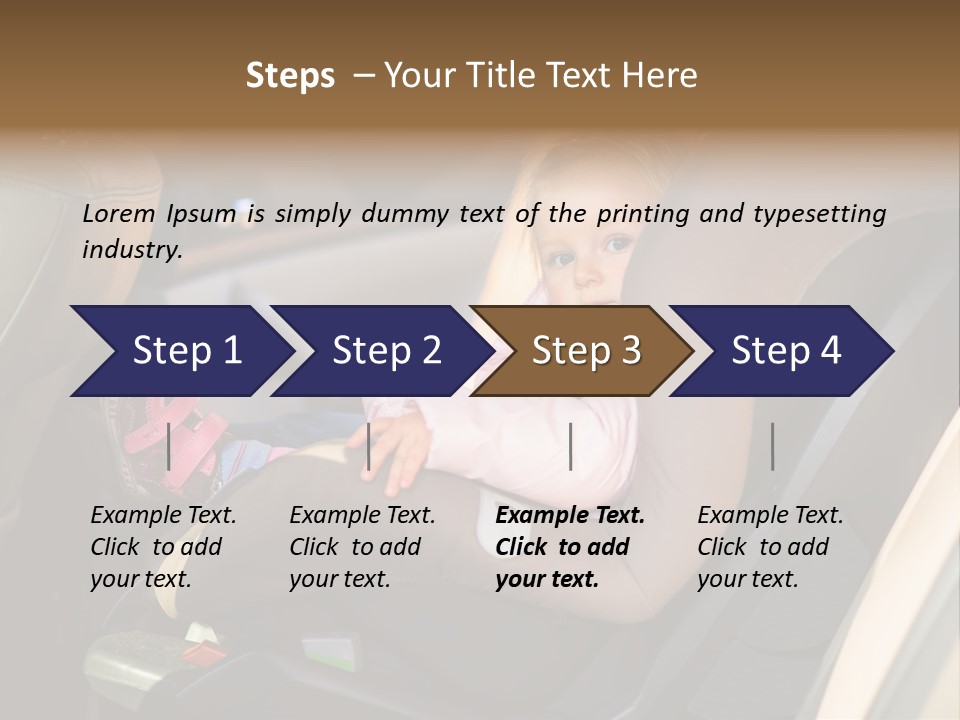 Comfortable Seat Chair PowerPoint Template