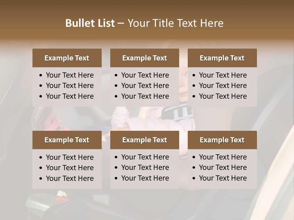 Comfortable Seat Chair PowerPoint Template