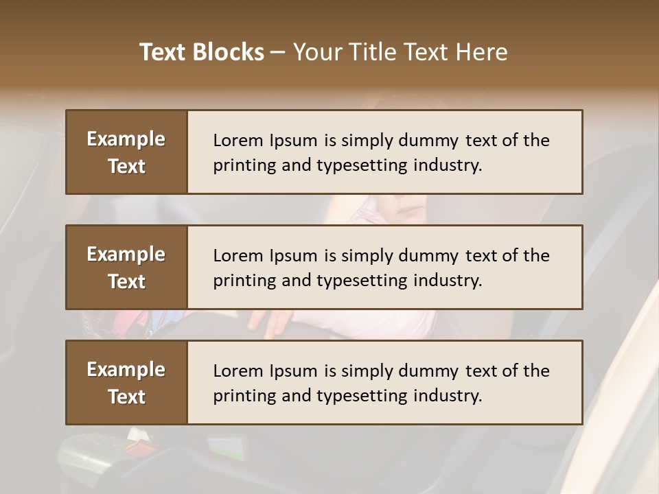 Comfortable Seat Chair PowerPoint Template