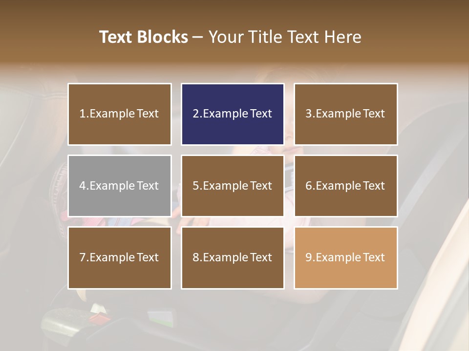 Comfortable Seat Chair PowerPoint Template
