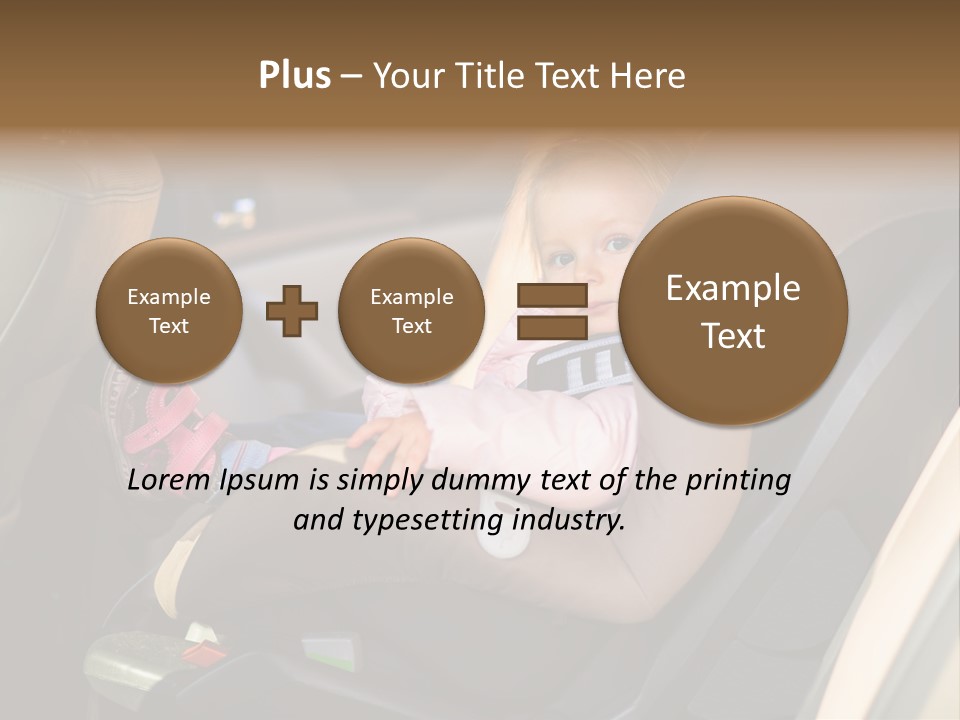 Comfortable Seat Chair PowerPoint Template