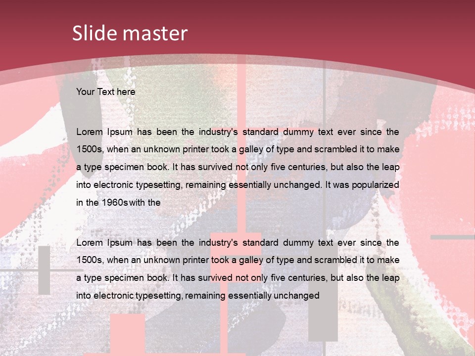 Grunge Paper Artistic PowerPoint Template