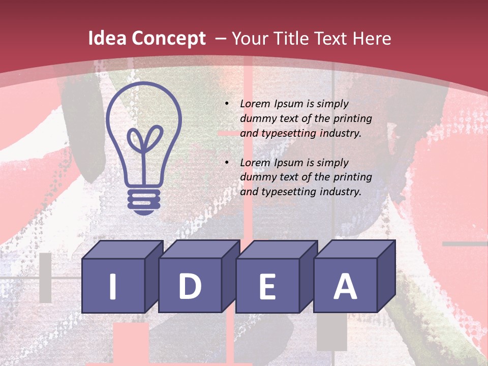 Grunge Paper Artistic PowerPoint Template