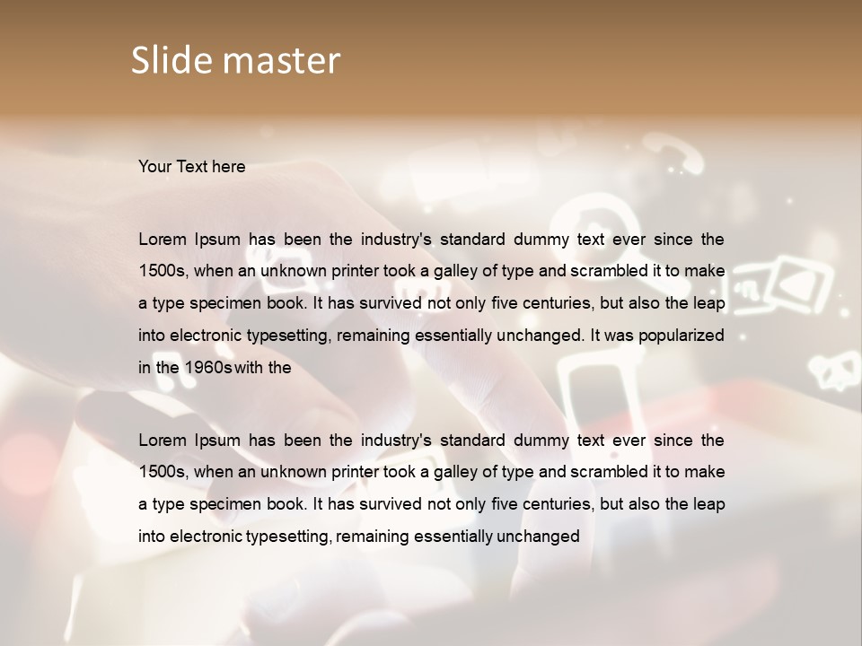 Adult Young Background PowerPoint Template