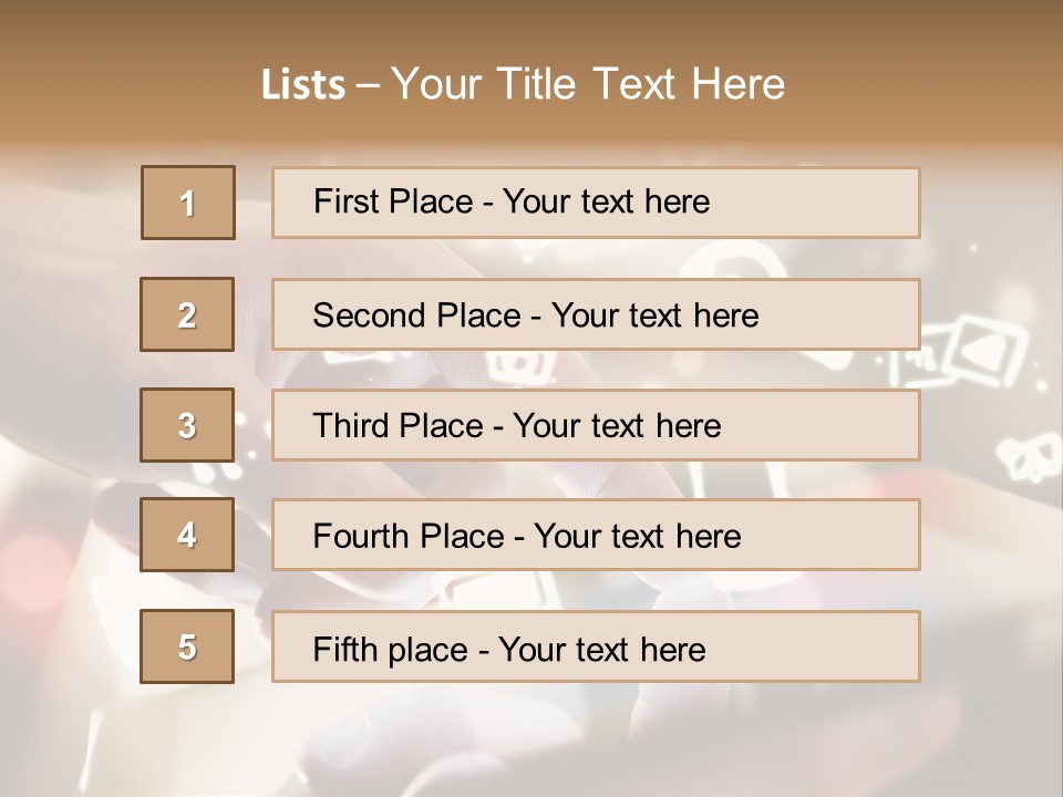 Adult Young Background PowerPoint Template