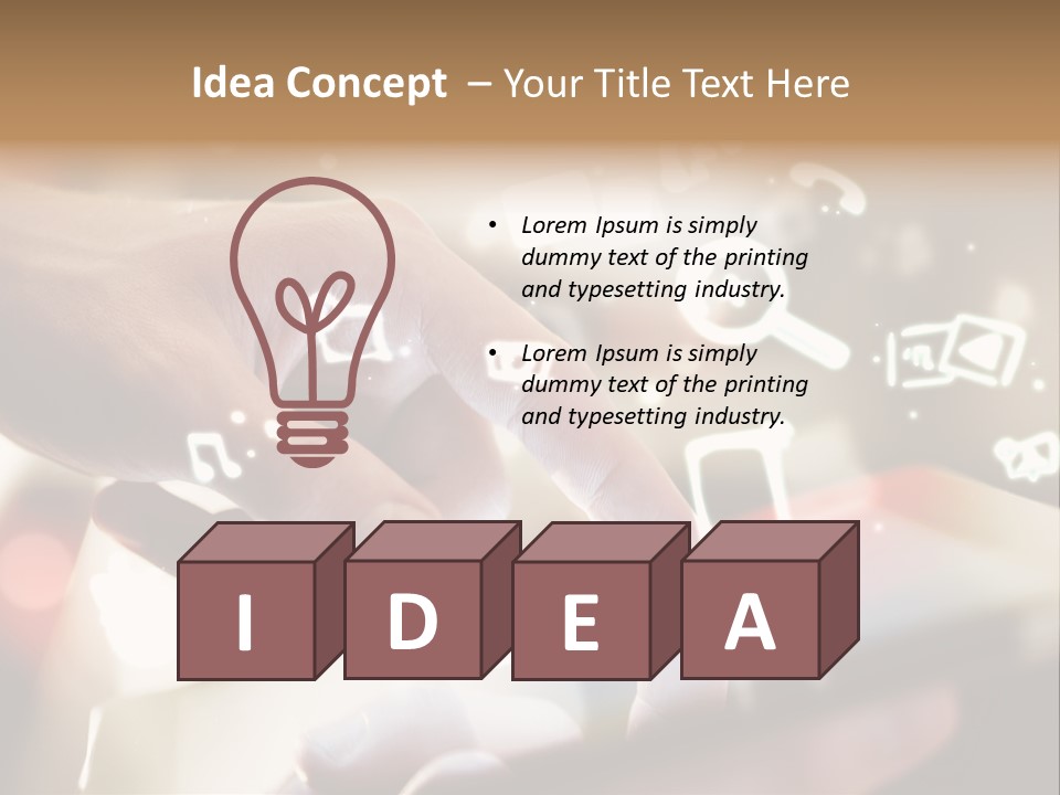 Adult Young Background PowerPoint Template