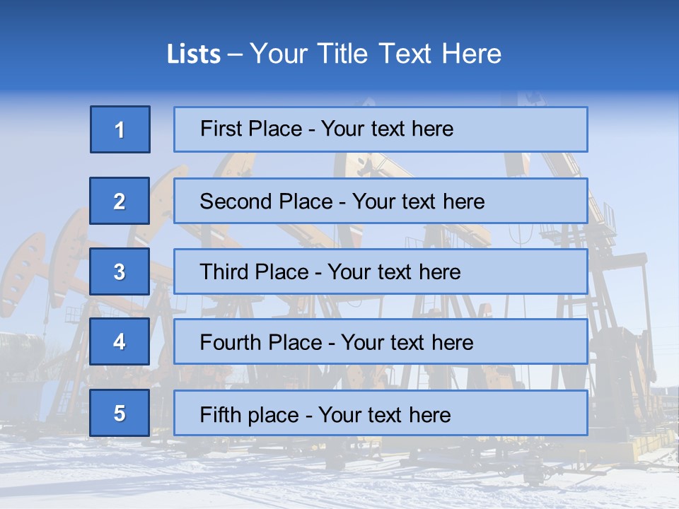 Raw Drilling Extraction PowerPoint Template