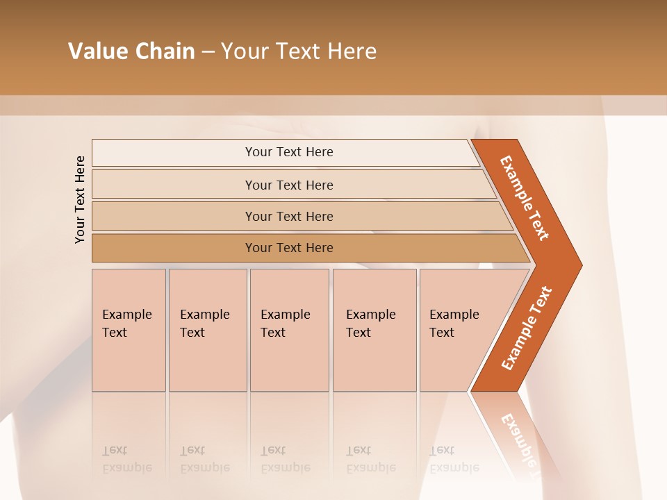A Nude Woman With Her Breast Exposed And Her Hand On Her Chest PowerPoint Template