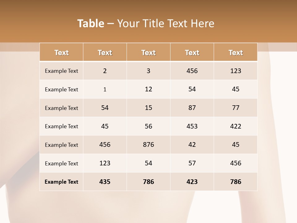 A Nude Woman With Her Breast Exposed And Her Hand On Her Chest PowerPoint Template