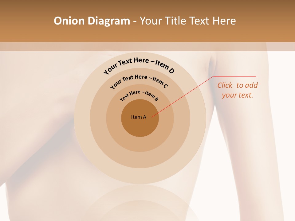 A Nude Woman With Her Breast Exposed And Her Hand On Her Chest PowerPoint Template