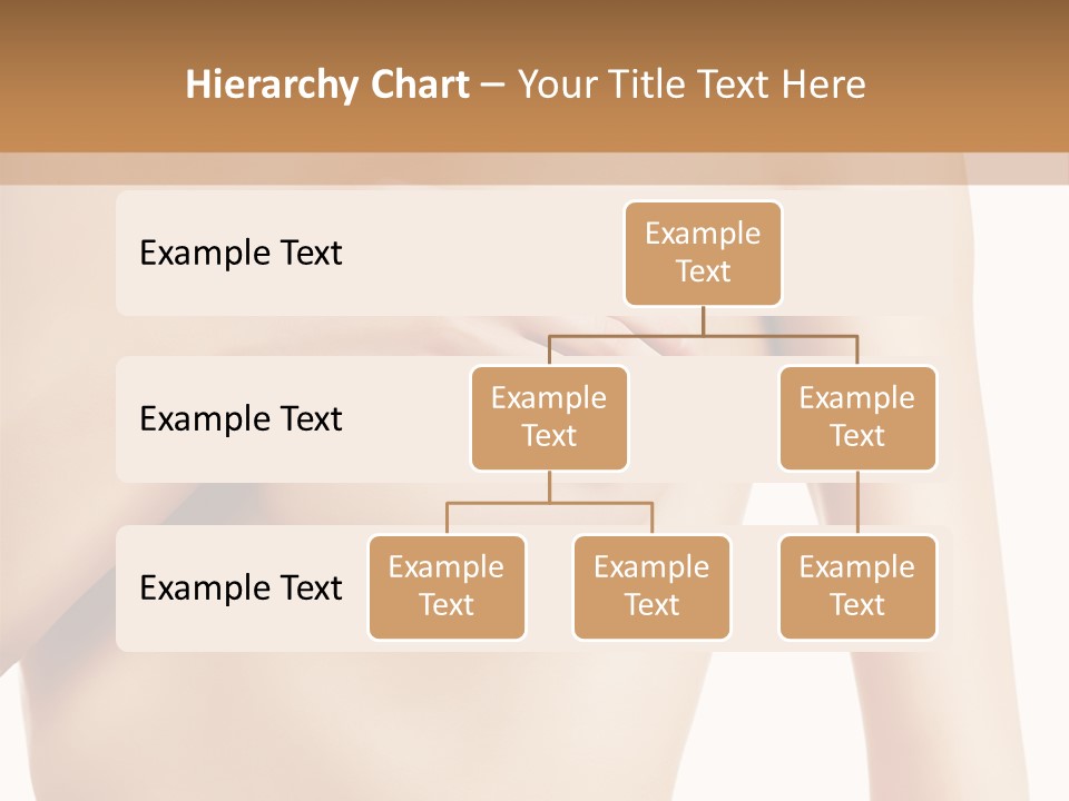 A Nude Woman With Her Breast Exposed And Her Hand On Her Chest PowerPoint Template