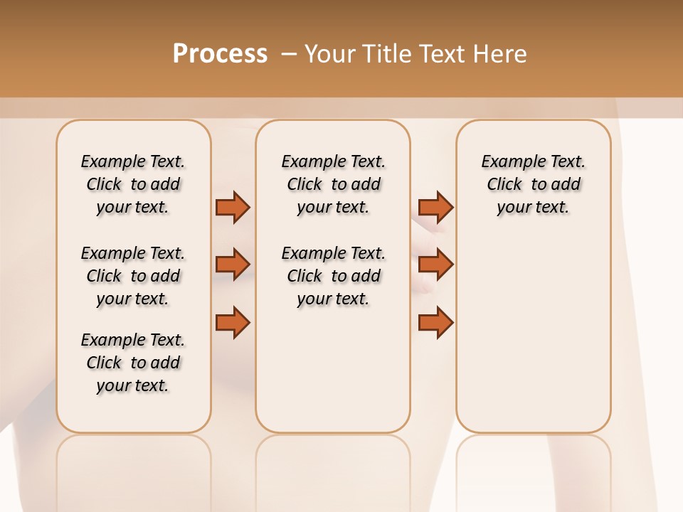 A Nude Woman With Her Breast Exposed And Her Hand On Her Chest PowerPoint Template