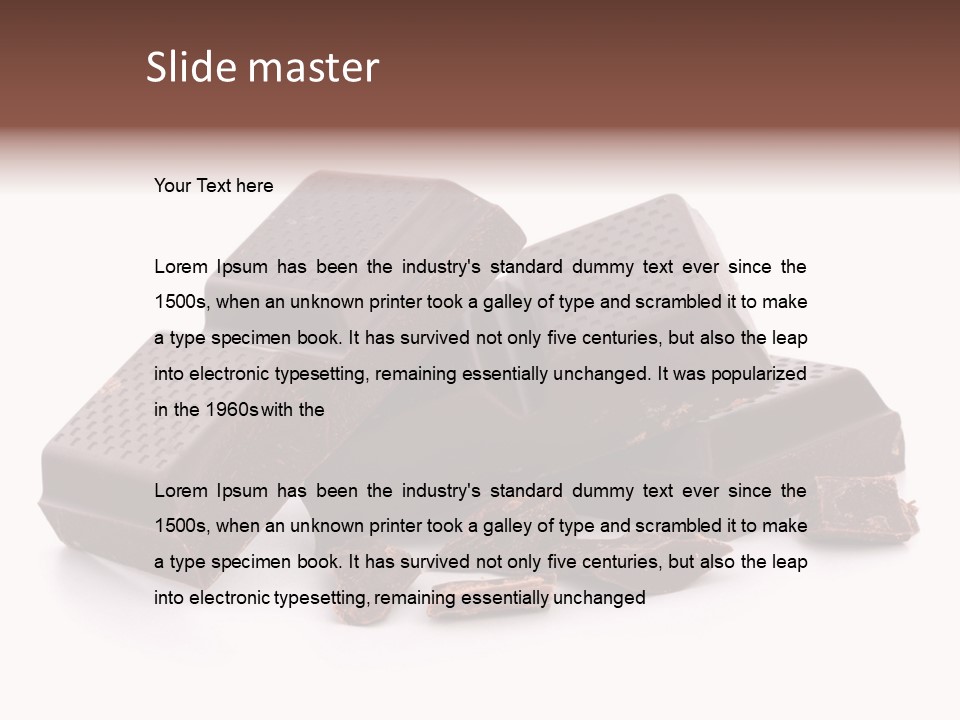 Part Dark Bitter PowerPoint Template