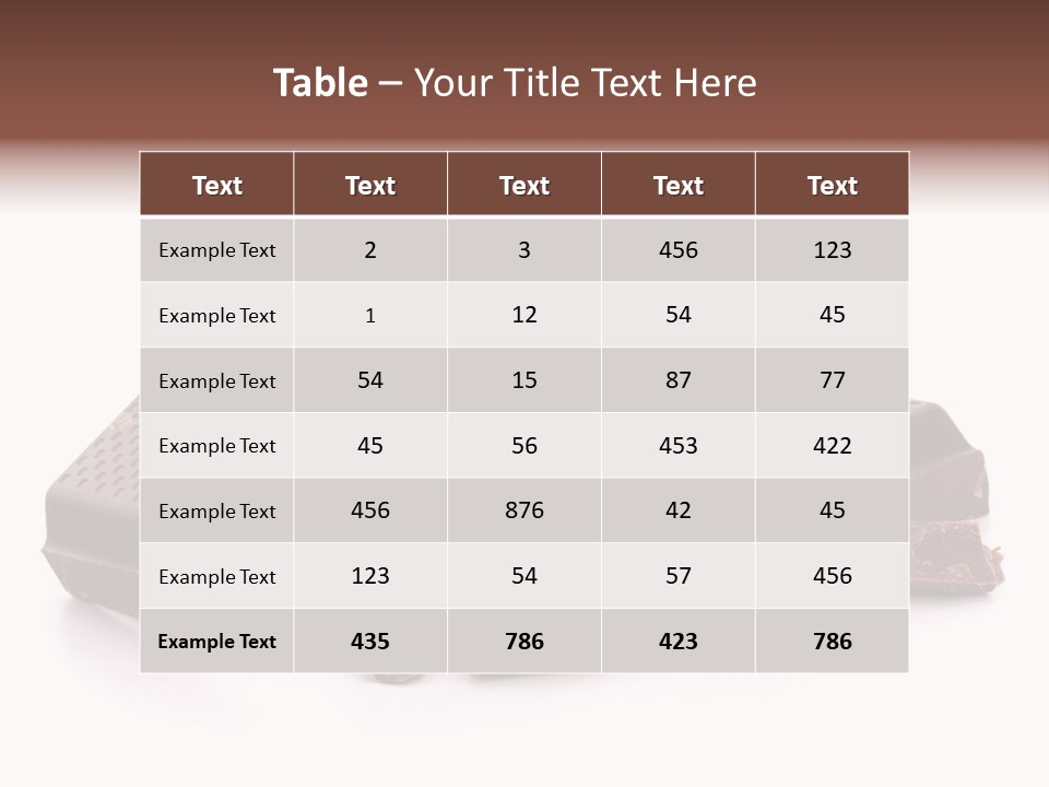 Part Dark Bitter PowerPoint Template
