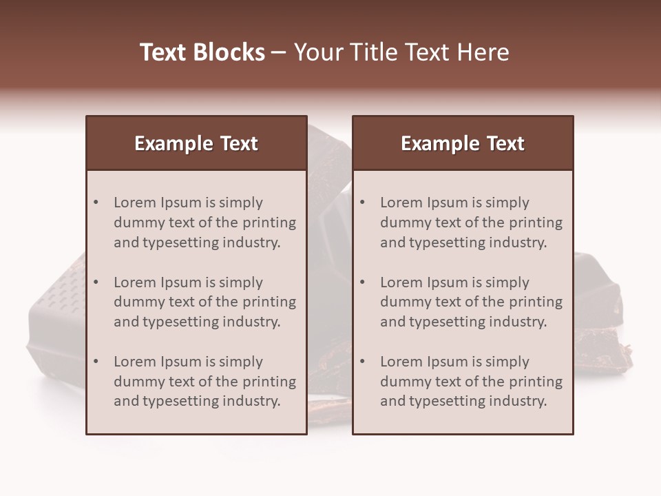 Part Dark Bitter PowerPoint Template