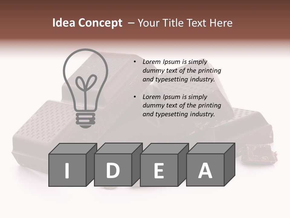 Part Dark Bitter PowerPoint Template