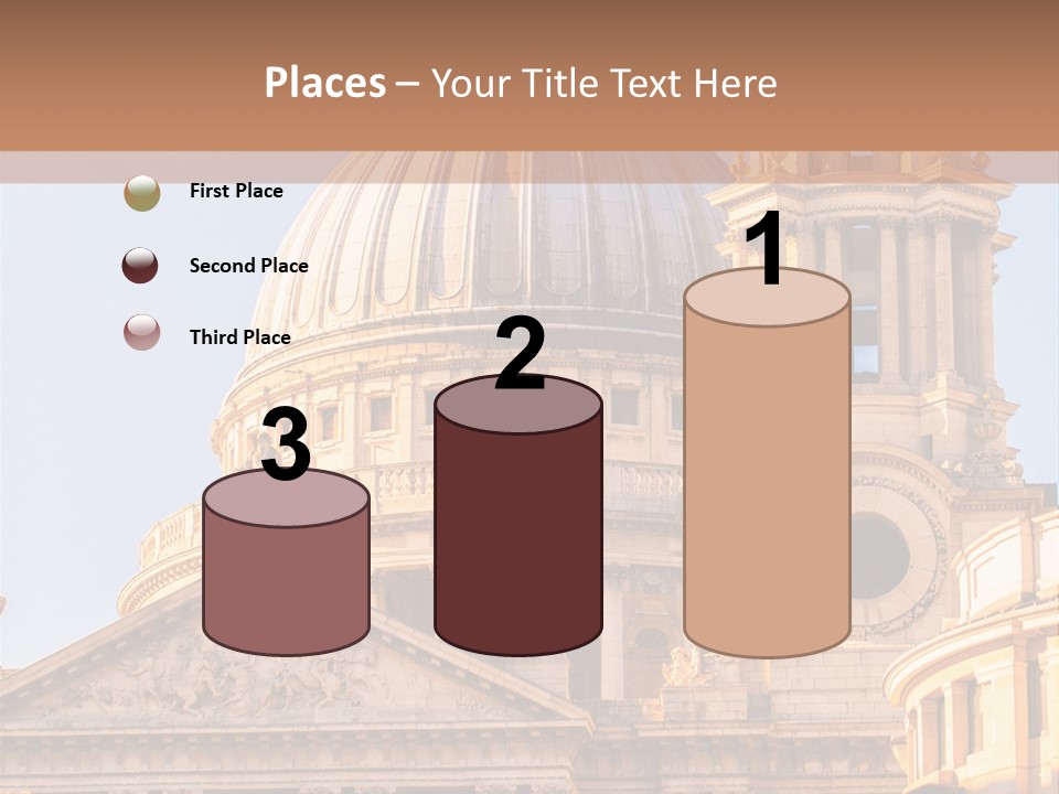 Gray Church England PowerPoint Template