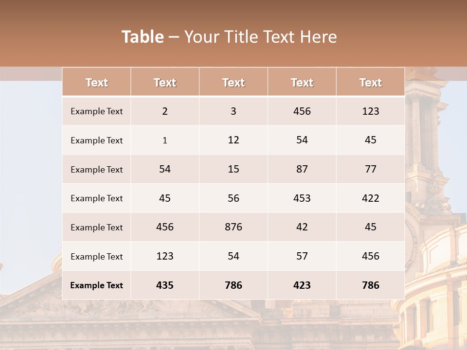 Gray Church England PowerPoint Template