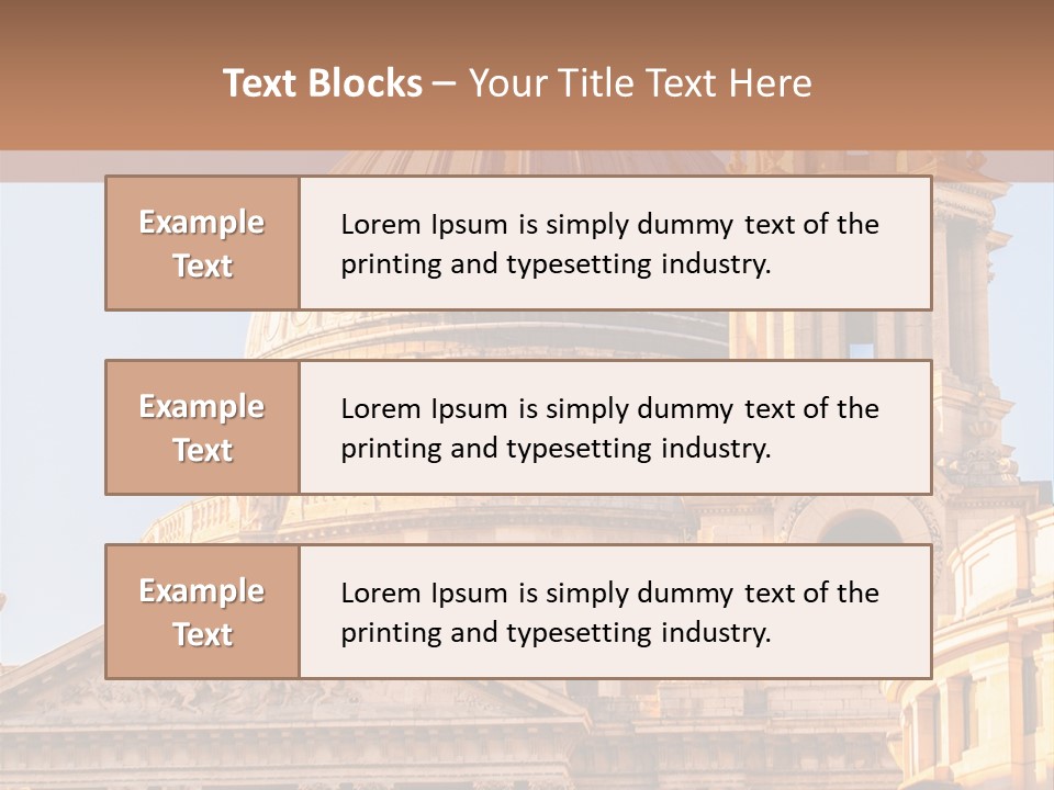 Gray Church England PowerPoint Template