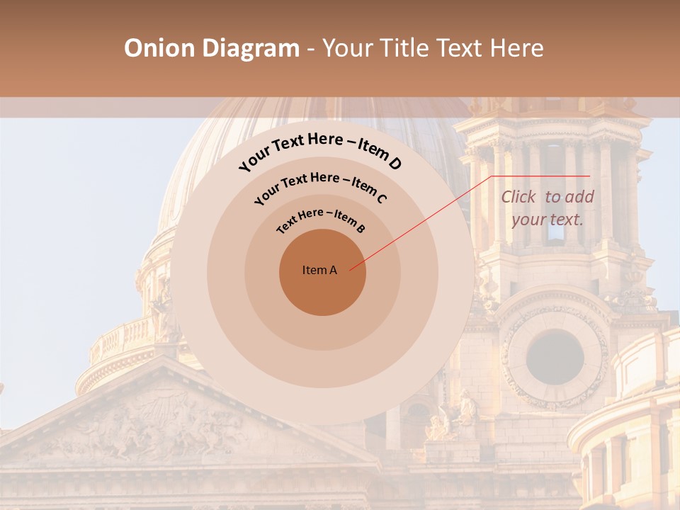 Gray Church England PowerPoint Template