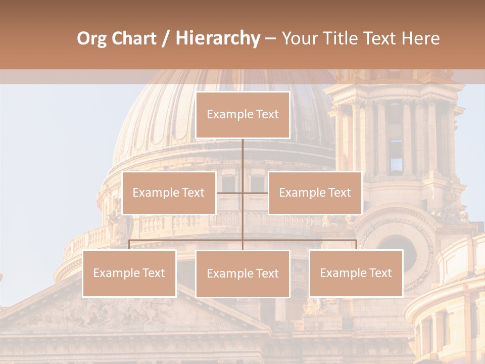 Gray Church England PowerPoint Template