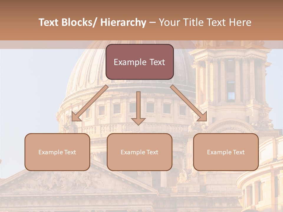Gray Church England PowerPoint Template