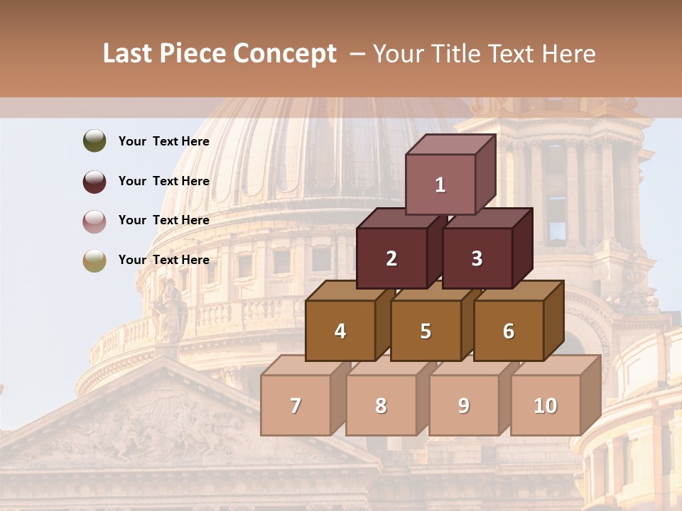 Gray Church England PowerPoint Template