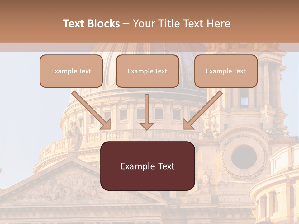Gray Church England PowerPoint Template