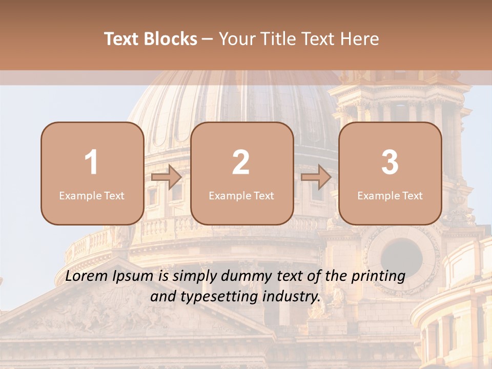Gray Church England PowerPoint Template