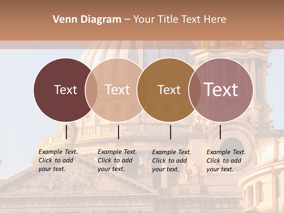 Gray Church England PowerPoint Template