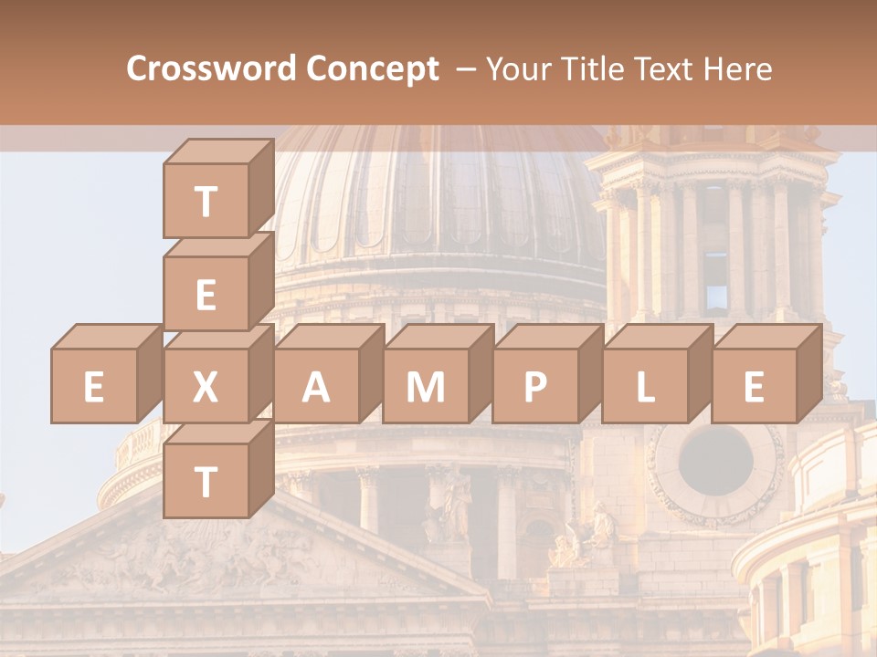 Gray Church England PowerPoint Template