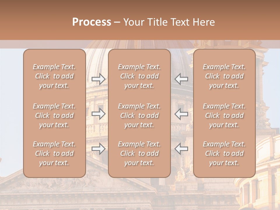 Gray Church England PowerPoint Template