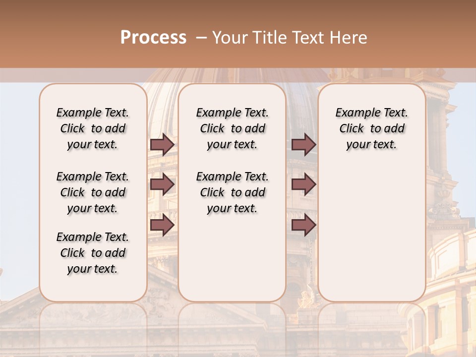 Gray Church England PowerPoint Template