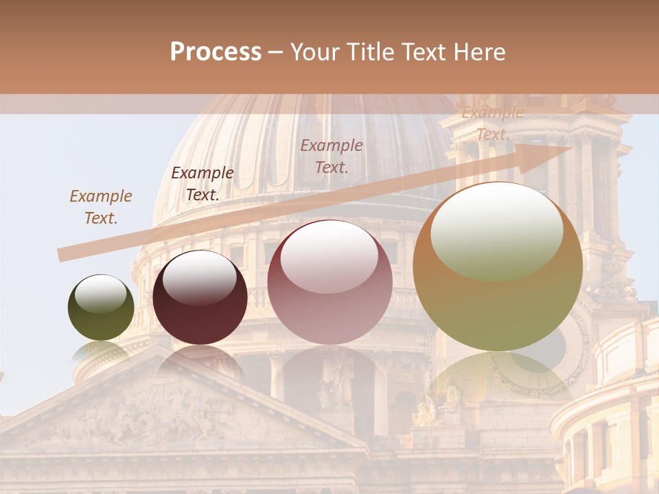 Gray Church England PowerPoint Template