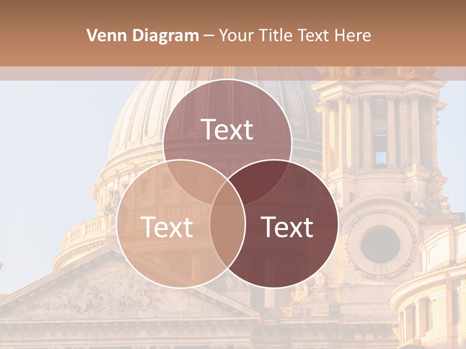 Gray Church England PowerPoint Template