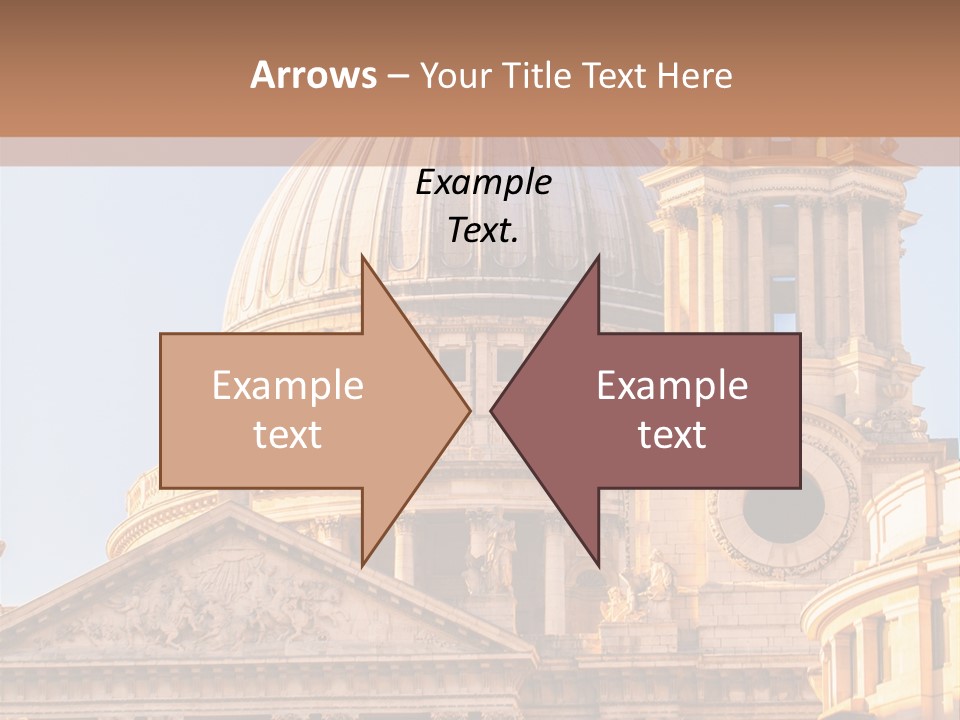 Gray Church England PowerPoint Template