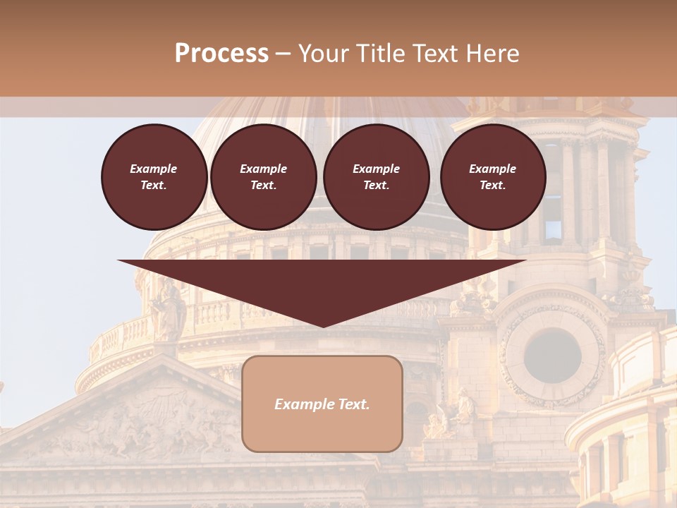 Gray Church England PowerPoint Template