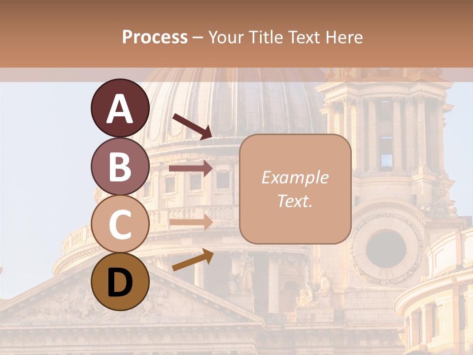 Gray Church England PowerPoint Template