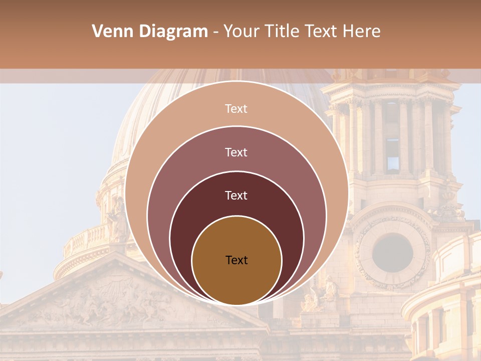 Gray Church England PowerPoint Template