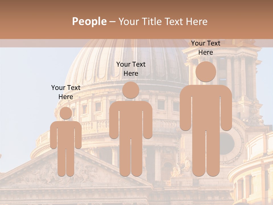 Gray Church England PowerPoint Template