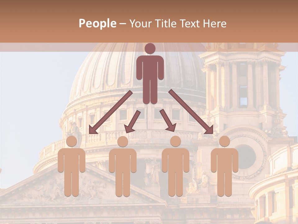 Gray Church England PowerPoint Template