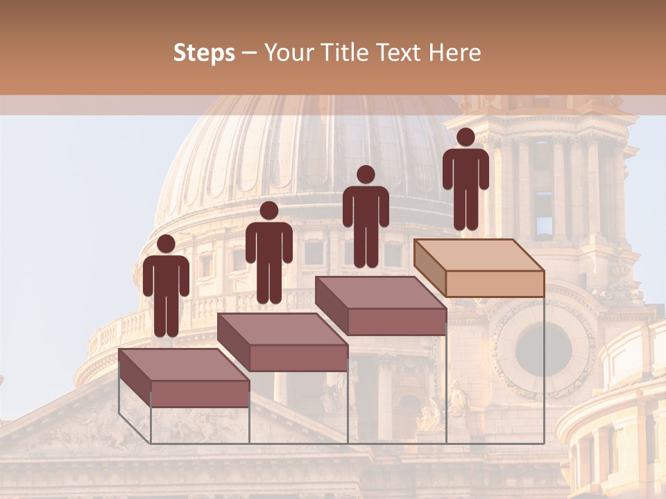 Gray Church England PowerPoint Template