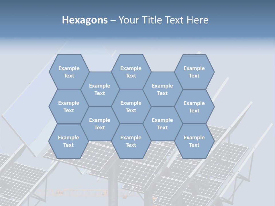 Reflective Solar Panels Installation PowerPoint Template