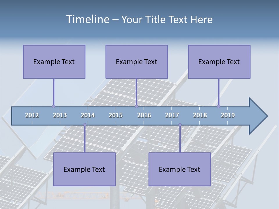 Reflective Solar Panels Installation PowerPoint Template